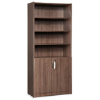 OfficeSource Bookcase: 3 Sizes, 8 Finishes, Optional Doors