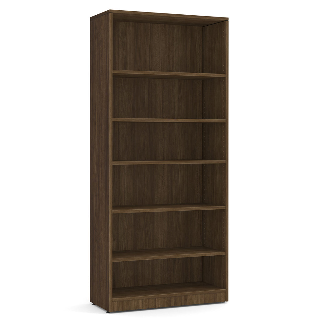 OfficeSource Bookcase: 3 Sizes, 8 Finishes, Optional Doors
