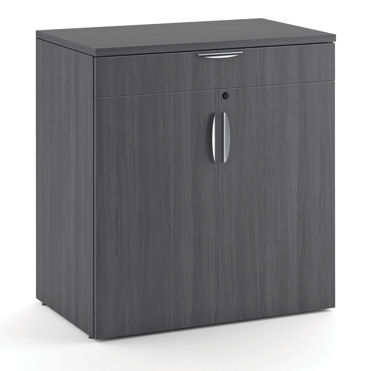 Office Source 2-Door Buffet Credenza with Top Drawer & Doors in 8 Finishes