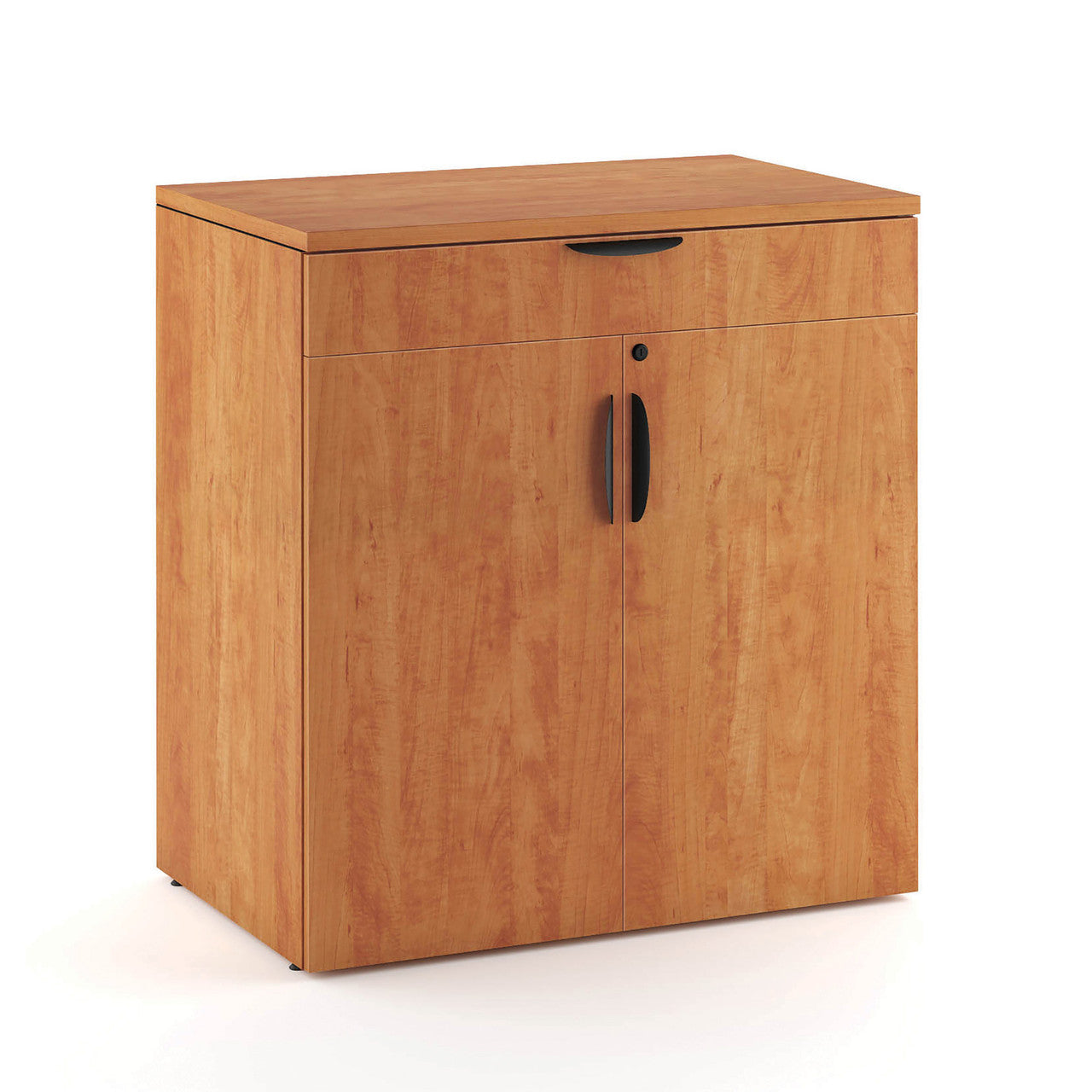 Office Source 2-Door Buffet Credenza with Top Drawer & Doors in 8 Finishes