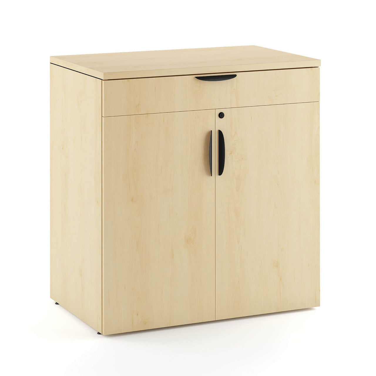 Office Source 2-Door Buffet Credenza with Top Drawer & Doors in 8 Finishes