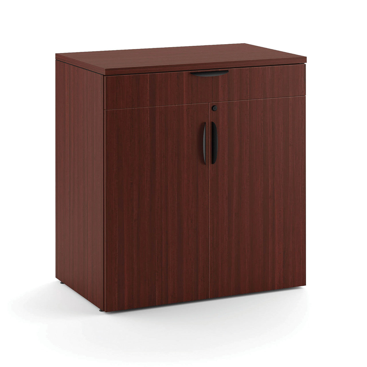 Office Source 2-Door Buffet Credenza with Top Drawer & Doors in 8 Finishes