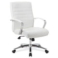 OfficeSource Studio Collection - 4 Colors - Executive Mid Back Swivel Chair w/Chrome Base