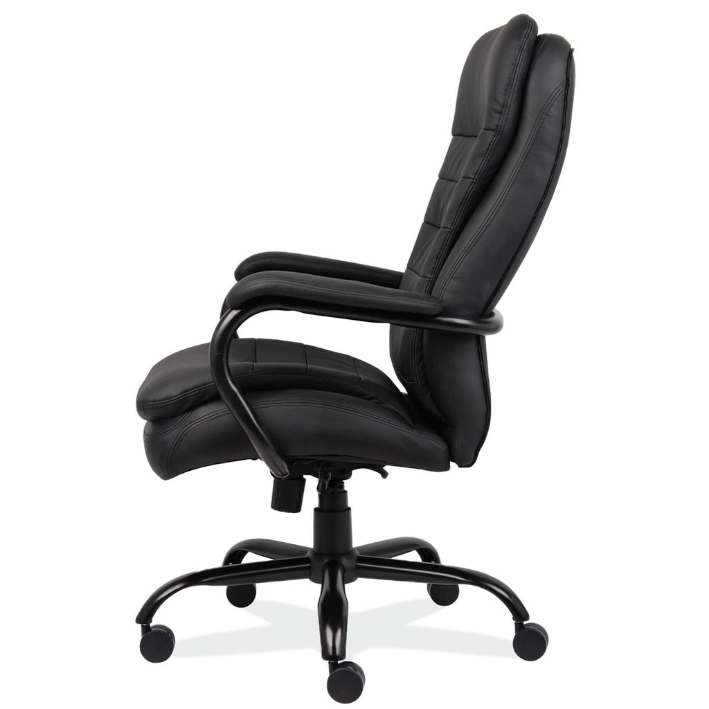 Office Source Big & Tall Collection Big and Tall Executive High Back with Black Frame