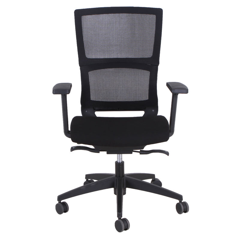 OfficeSource Curve Collection High Back, Mesh Task Chair with Black Frame