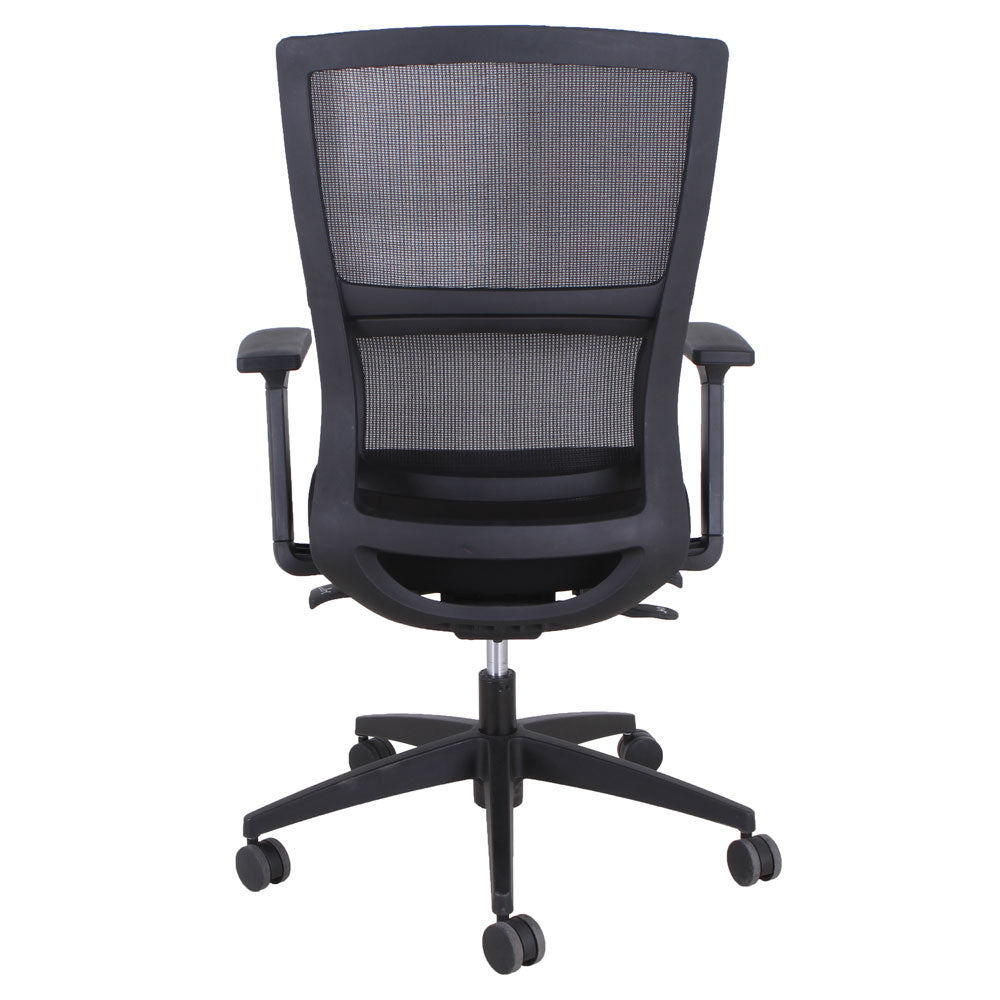 OfficeSource Curve Collection High Back, Mesh Task Chair with Black Frame