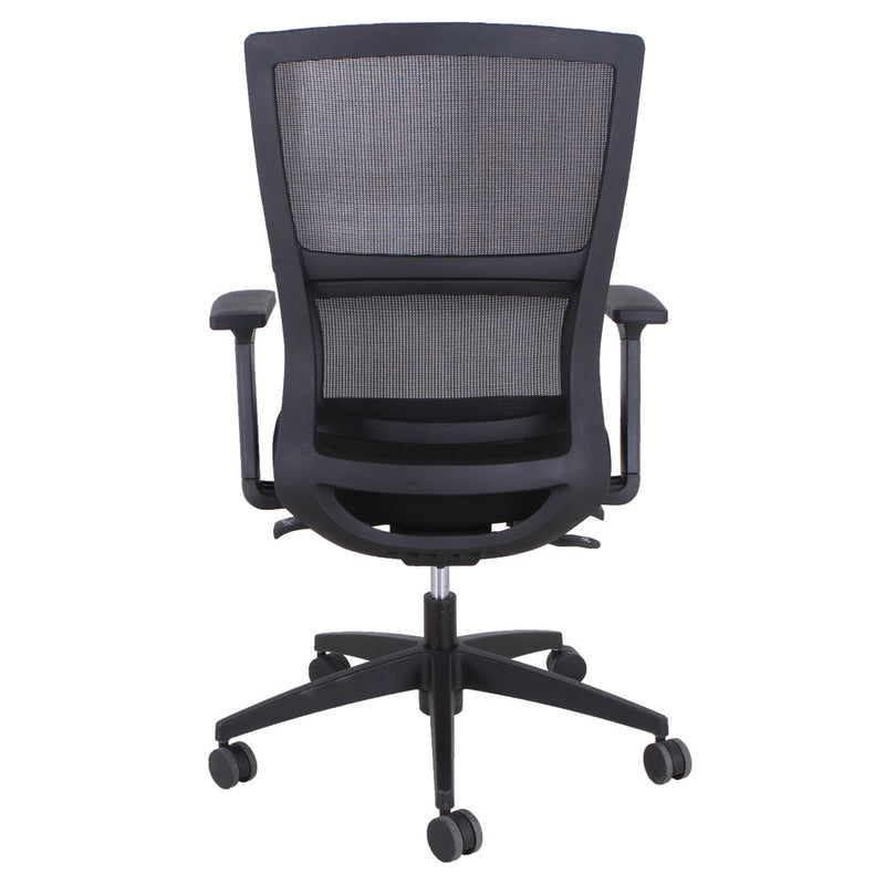 OfficeSource Curve Collection High Back, Mesh Task Chair with Black Frame