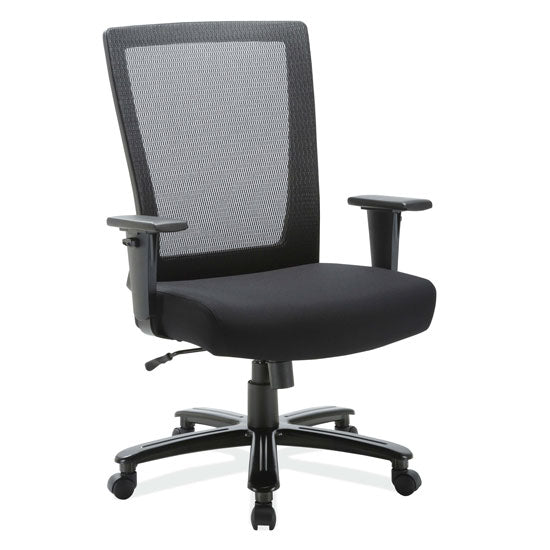 OfficeSource Big & Tall Collection Big and Tall High Back Chair w/Black Base
