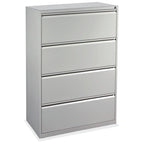 OfficeSource, Steel Lateral File Cabinet, 2, 3, 4, or 5 Drawers