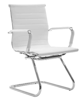 400 Lb. Capacity Guest/Side Chair, Mid Back, Sled Base, Wall Saver - 8 COLORS